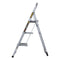 TOUGH MASTER® Steel Step Ladder Folding Step Stool with Handrail & Wide Platform - 3 Steps (TM-SSL3)
