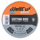 Wellcut Extreme Metal Cutting Disc 115x 1.2x 22.23mm in Metal Box (Pack of 10)