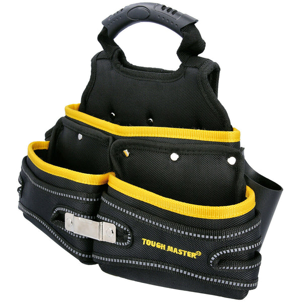 TOUGH MASTER Heavy Duty Tool Bags Belts Pouches 3 Pocket Screw Nail Fixing Nails Hold
