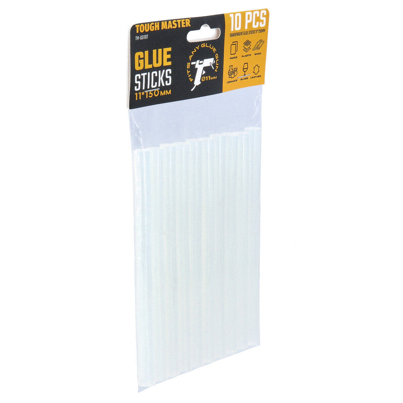 TOUGH MASTER Adhesive Glue Gun Refill Pack 11 X 150MM - 10 Sticks