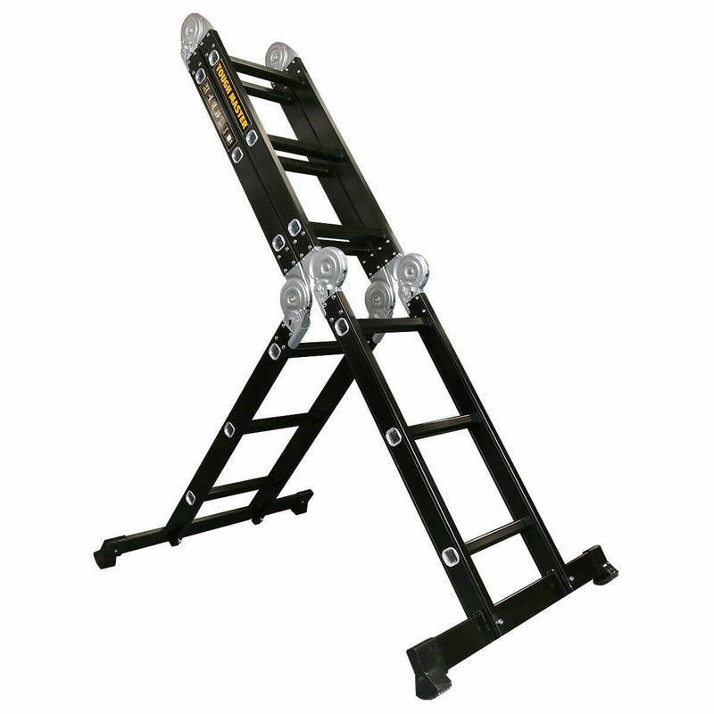 TOUGH MASTER 6 in 1 Aluminium Multi Purpose Folding Ladder