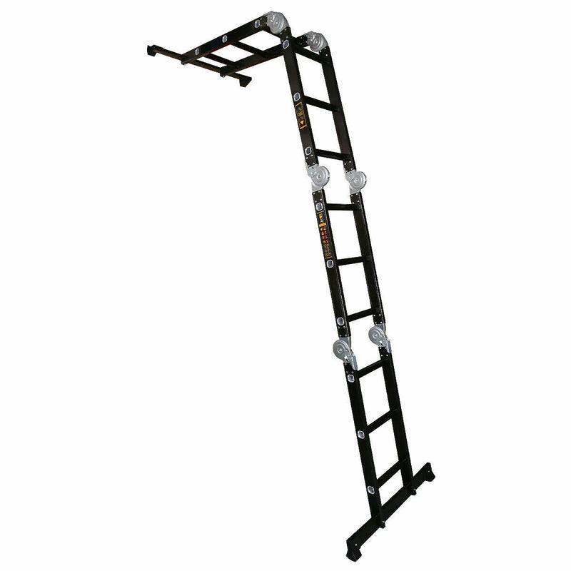 TOUGH MASTER 6 in 1 Aluminium Multi Purpose Folding Ladder