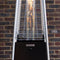 TOUGH MASTER Premium Lux Outdoor Gas Patio Heater Pyramid 42000BTU Free Hose Regulator Black