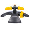 TOUGH MASTER 360° Rotating 1100 sq ft coverage 3-Arms Automatic Sprinkler Durable Plastic