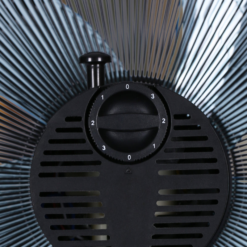 TOUGH MASTER ant grindų montuojamas juodas ventiliatorius, galingas, puikiai veikiantis miegamojo oro aušinimui