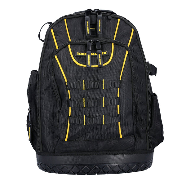 TOUGH MASTER Backpack Hard Base Technician Tool Bag 18” External Pockets Rucksack Organiser