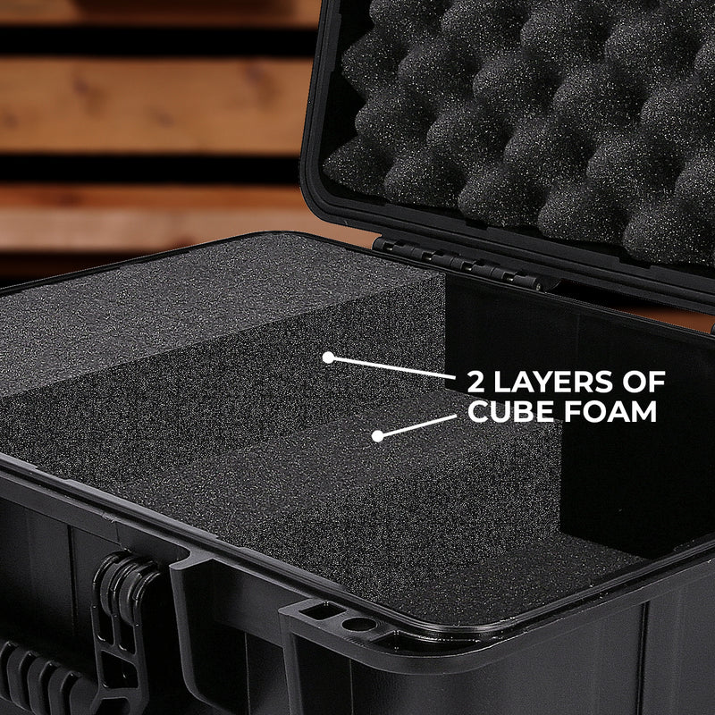 Waterproof Protective Travel Hard Carry Case With Foam Camera Tool Storage Box
