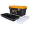 TOUGH MASTER 19 inch Tool Storage Case Stool Working Platform Tote Tray Compartment Organiser