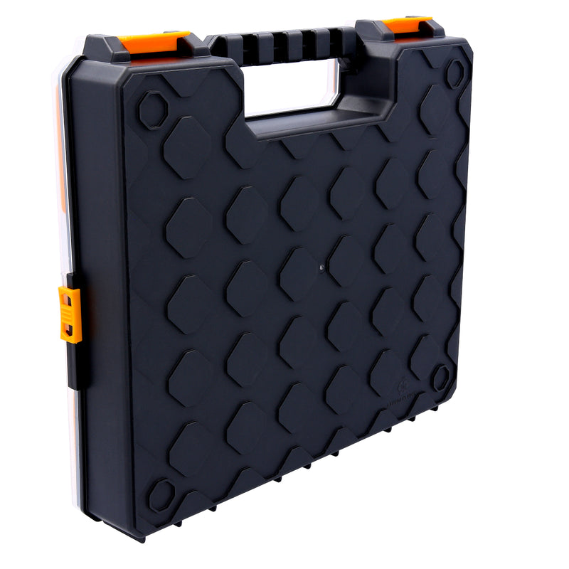 TOUGH MASTER 16” Tool Box Durable Cary Case Organiser Screws Bits Small Items Customizable