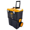 TOUGH MASTER 19" Twin Mobile Tool Box Chest Organiser Large Capacity Durable Wheel Stackable